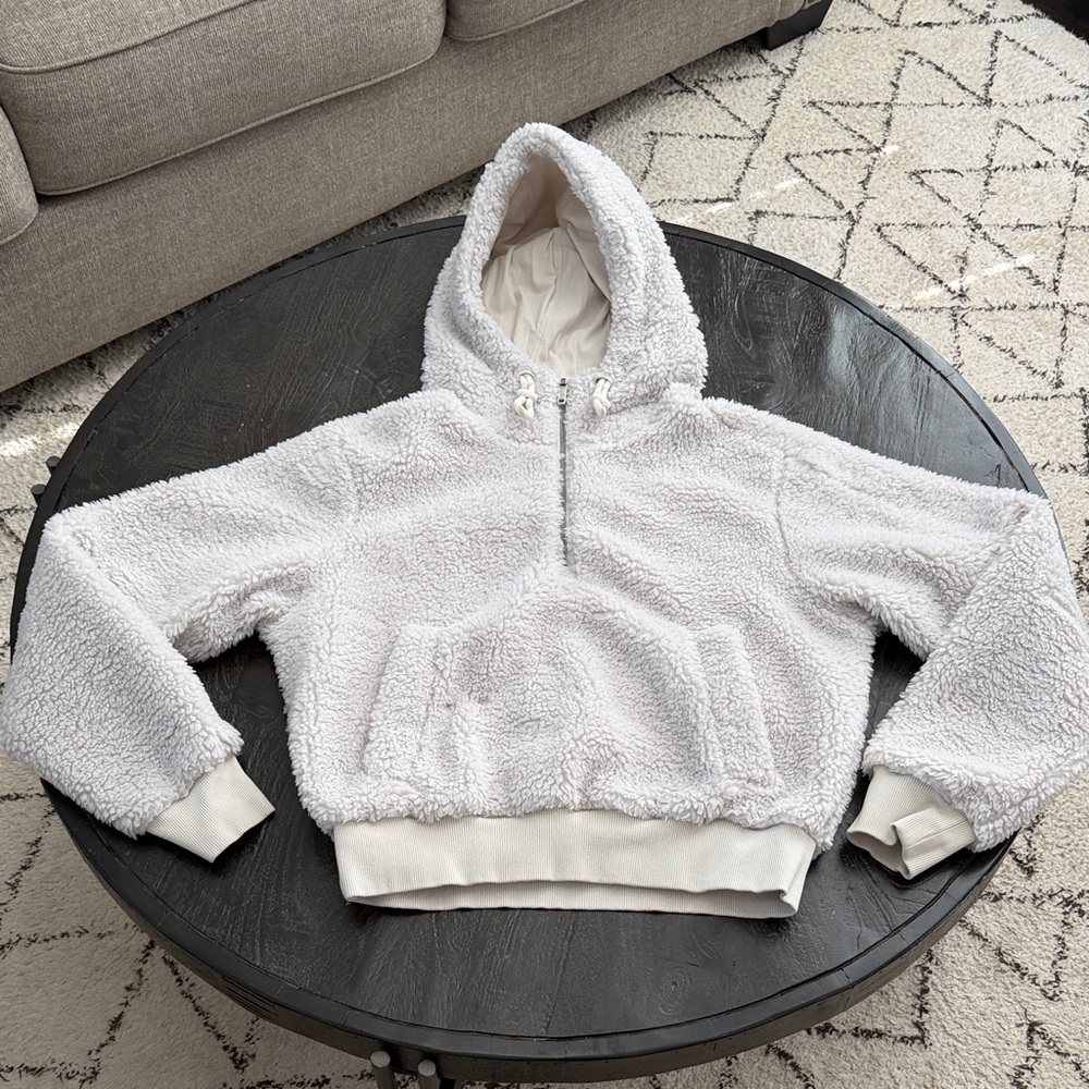 Lululemon Athletica Sherpa Hoodie - Cream